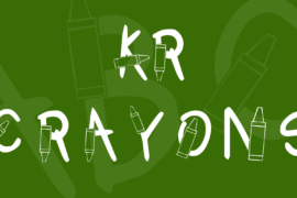 KR Crayons Font