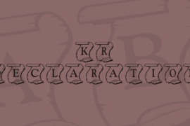 KR Declaration Font