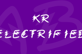 KR Electrified Font