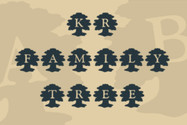 KR Family Tree Font