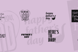 KR Father’s Day Dings Font