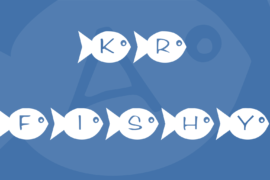 KR Fishy Font