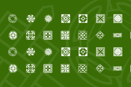 KR Fleurish Deco Font