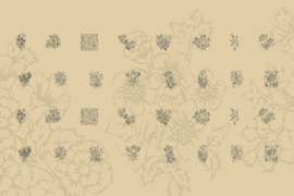 KR Floral Color Me Font