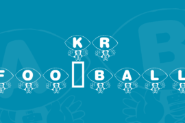 KR Foo’ball Font