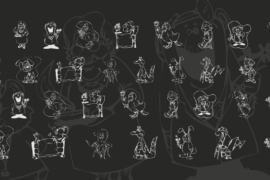 KR Get Well Dings Font