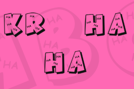 KR Ha Ha Font