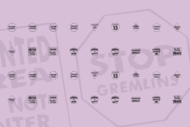 KR Halloween Signs One Font