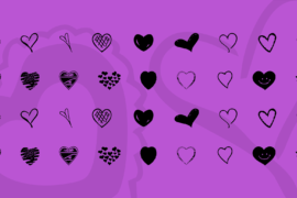 KR Heartalicious Font