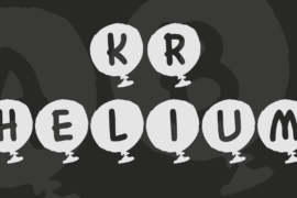 KR Helium Font