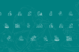 KR Holiday Teddies Three Font