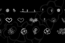 KR Just The Flowers Font