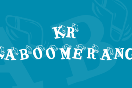 KR Kaboomerang Font