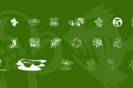 KR Katlings Fifteen Font