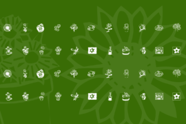 KR Kat’s Flowers 3 Font