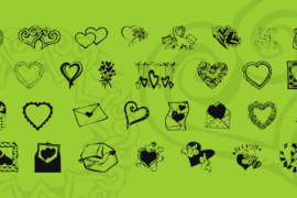 KR Kat’s Got A New Valentine Font