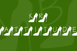 KR Kattitude Font