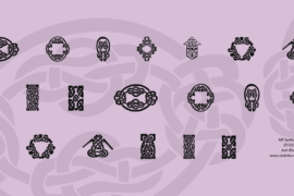 KR Keltic Five Font