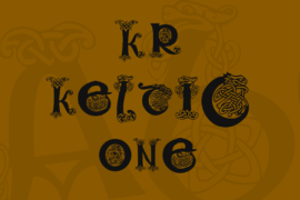 KR Keltic One Font