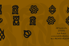 KR Keltic Six Font