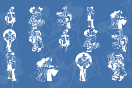 KR Kick Up Your Heels Font