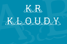 KR Kloudy Font