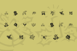 KR Lots Of Holly Font