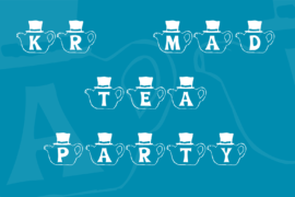 KR Mad Tea Party Font
