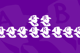 KR Maverick Font