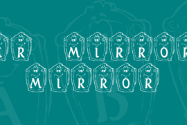 KR Mirror Mirror Font