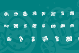 KR More Holidays Font