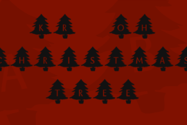 KR Oh Christmas Tree Font