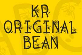 KR Original Bean Font
