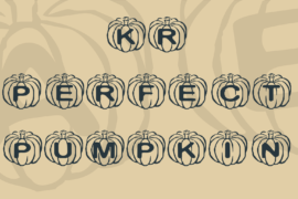 KR Perfect Pumpkin Font