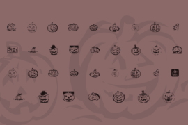 KR Pick A Pumpkin Font