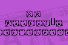 KR Rachel’s Chalkboard Font