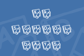 KR School Days Font