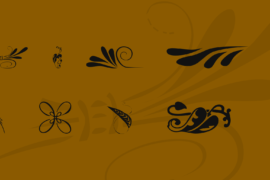 KR Simple Fleur 6 Font