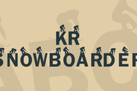 KR Snowboarder Font
