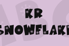 KR Snowflake Font