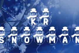KR Snowman Font