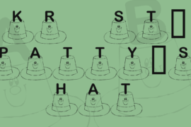KR St. Patty’s Hat Font