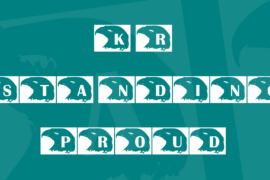 KR Standing Proud Font
