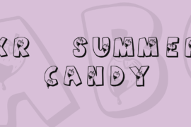 KR Summer Candy Font