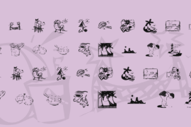 KR Summer Vacation 2002 Font