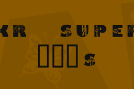 KR Super 70’s Font