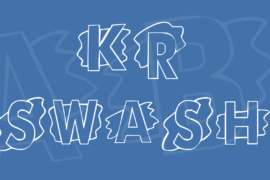 KR Swash Font