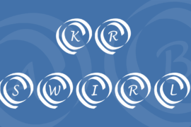 KR Swirl Font