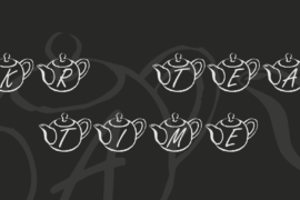 KR Tea Time Font