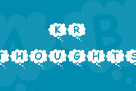 KR Thoughts Font